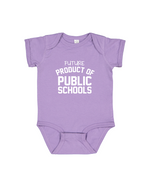 Future Product of Public Schools Short Sleeve Onesie - Lavender - Originalitees