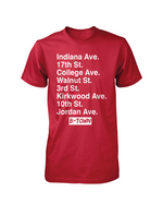 Indiana Streets - Crimson