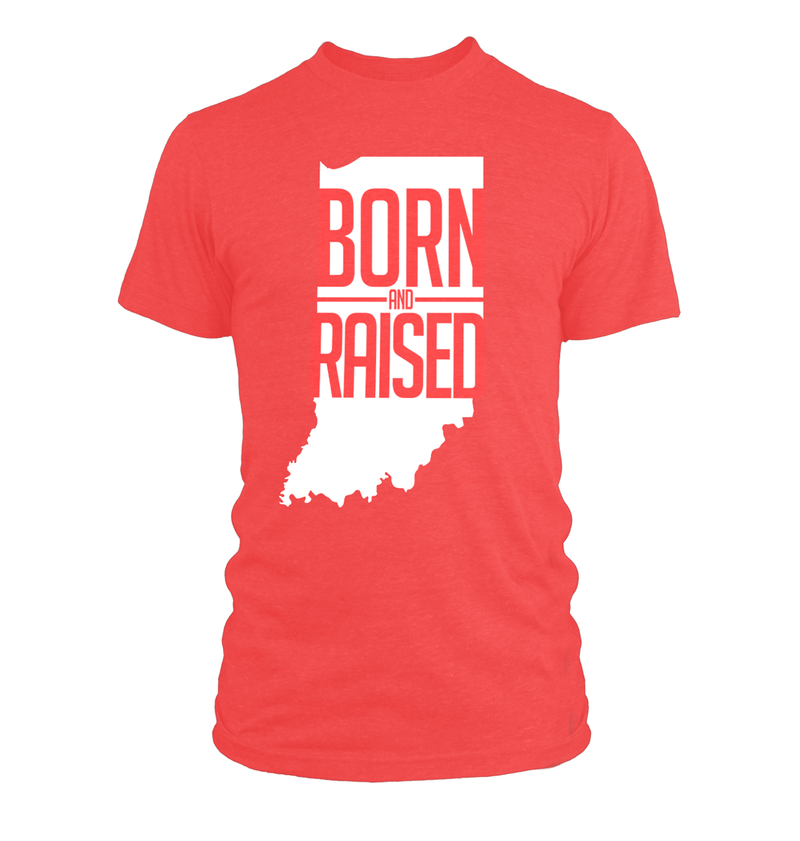 Indiana: Born & Raised Tee