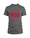 Indiana We're All For You - Heather Grey Tee
