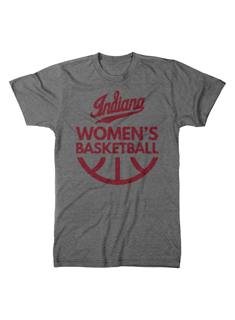 Indiana Women's Basketball Fan Tee - Grey