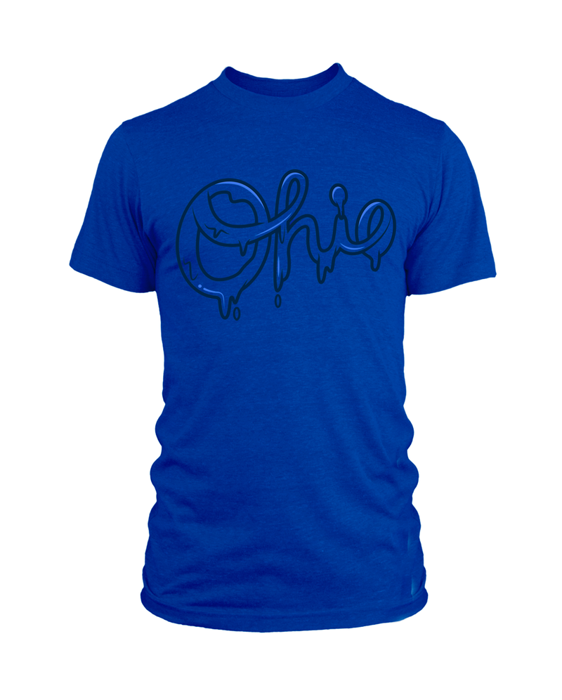 Ohio Drip Script Royal Blue