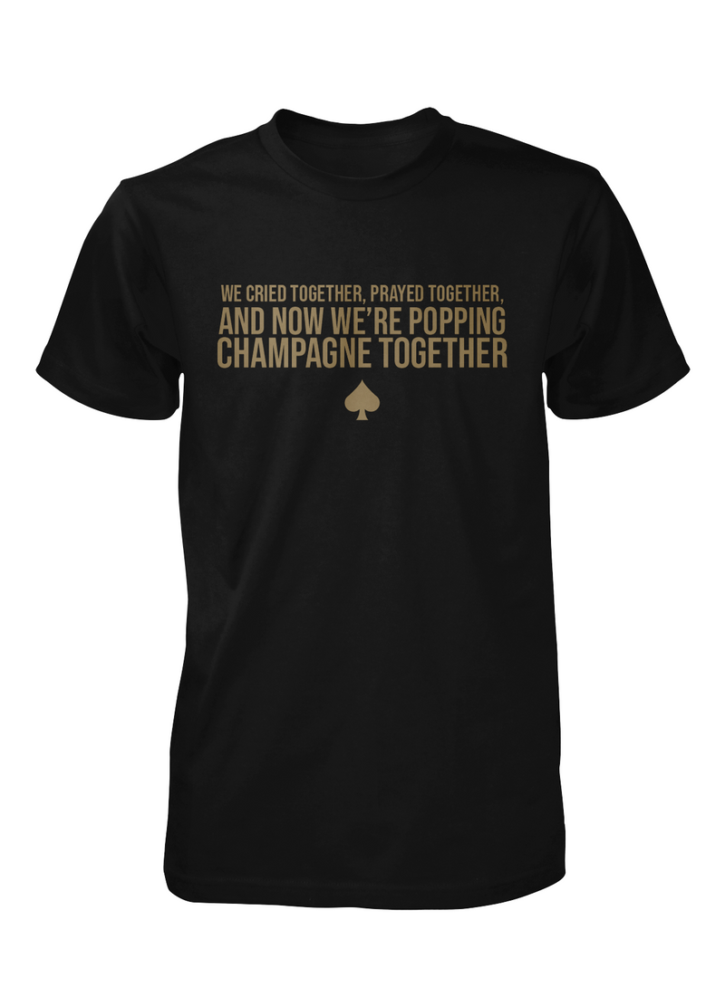 We Are The Champions - Black Tee