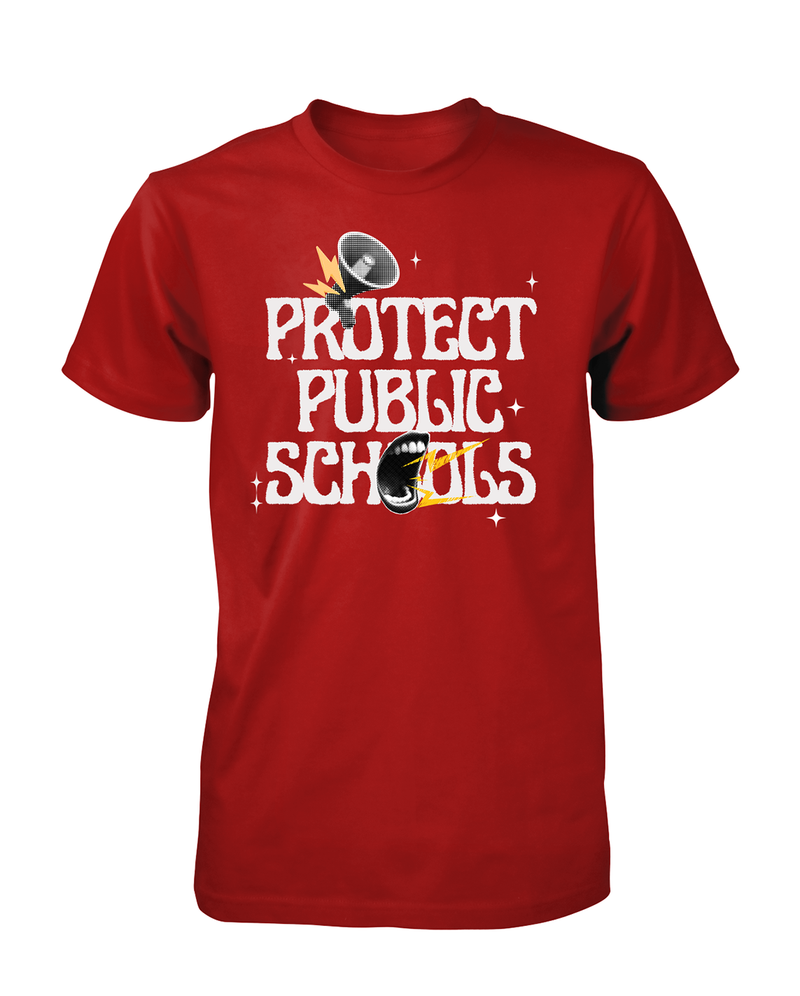 Protect Public Schools - Red Tee