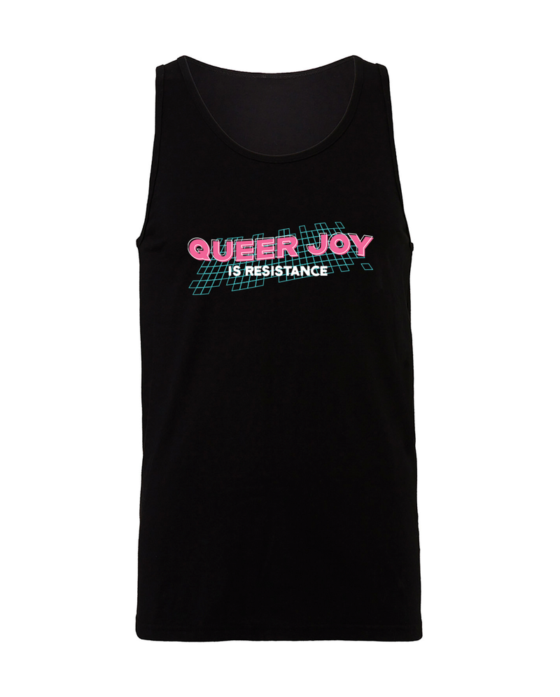 Queer Joy - Unisex Black Tank