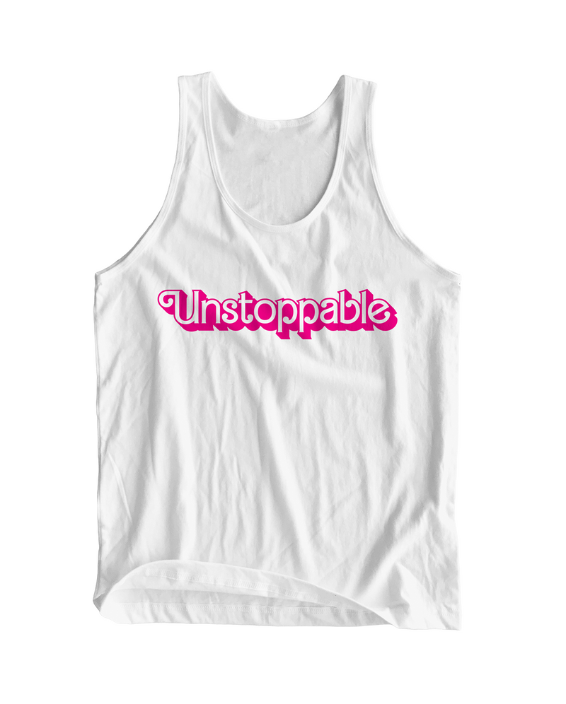 Unstoppable Unisex Tank – Classic White