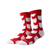 All Over OH Socks - Red/White - Originalitees