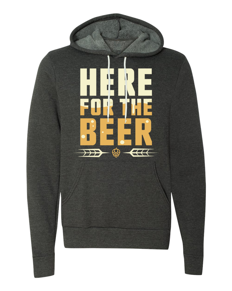 Here For The Beer Hoodie