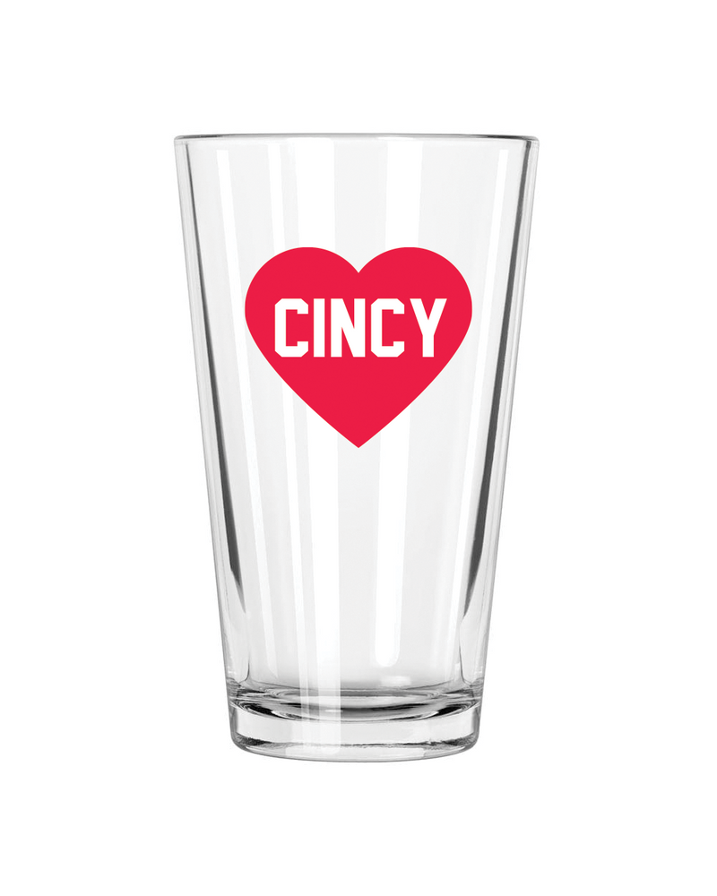 Cincy Love Pint Glass
