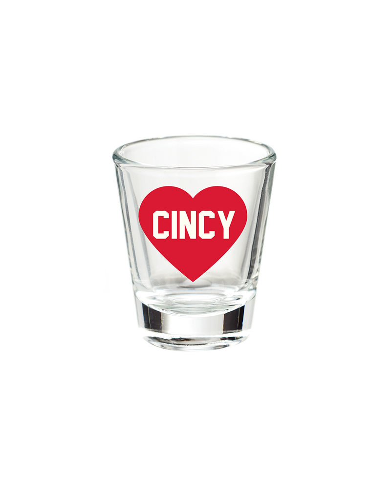 Cincy Love Shot Glass