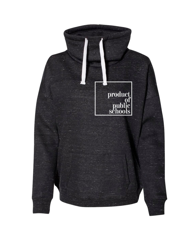 Product of Public Schools [REMIX]- Cowl Neck Sweatshirt - Originalitees