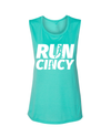 Run Cincy - Muscle Tank - Teal