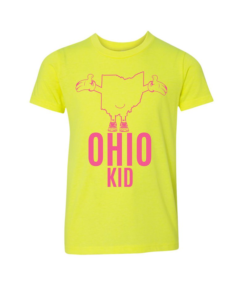 Ohio Kid - Neon Yellow Tee